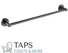 Ideal Series- Single Towel Rail 900mm - Brushed Gun Metal