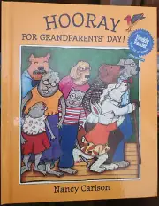Weekly Reader 2000 Hooray for Grandparents Day! Book by Nancy Carlson QVC NOS