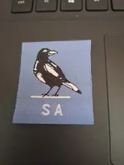 S A South Australia Magpie Girl Guide Badge.
