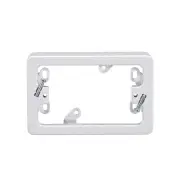 Projecta White 36mm Mounting Block for Switches and GPO's Multiple Fixings