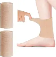 2 Pcs Ankle Gel Sleeve Padded Skate Socks Ankle Protector for Shoes Ice Skate Guards Padded Ankle Protector Brace Ice Skating Protection