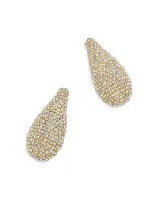 Baublebar Ella Tear Shape Drop Earrings in Silver Tone