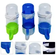 6 Pcs Automatic Drinking Fountain Conure Water Feeder Dish for Birds