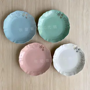 Le Creuset 凡爾賽花園系列 橢圓盤 深圓盤 圓盤 飯碗 馬克杯 棉花白 淡海岸藍 馬卡龍粉 甜薄荷 多款可選