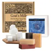 5.5 LBS Goats Milk Soap Base | Melt and Pour Supplies Kit for Soap Making SLS