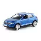 T-ROC SUV 1/36 Model Car Diecast Toy Vehicle Pull Back Xmas Gift for Boys Blue