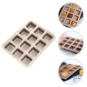 Square Cake Pan Pan For Oven Square Muffin Pan Chocolate Metal Home DIY Baking