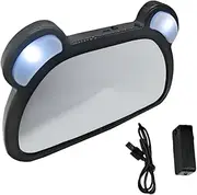 1pc Rearview Mirror Rear Mirror Backseat Observation Mirror Observation Rear Mirror Backseat Rearview Mirror Car Mirror Car Rear View Mirror Nylon Black