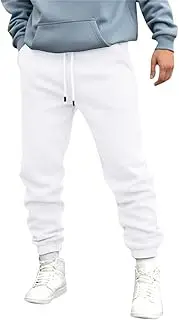 [Generic] Big Foam and Winter High Street Fashion Leisure Loose Sports Running Solid Color Pants Sweater Pants Trousers Bedroom with