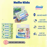 在飛比找蝦皮購物優惠-日本 Moony 濕巾 80 張 - Hello kids