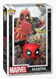 Funko POP! Comic Cover #46 Marvel Skrull Deadpool #1 Deadpool In Black Suit New
