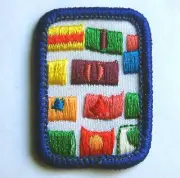 Girl Scout Senior WORLD OF UNDERSTANDING BADGE Interest Project Flags Patch IP