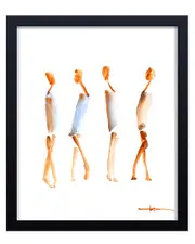 Ready2HangArt Ombre Framed Print Wall Art