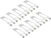 uxcell 53x19mm Downlight Spring Clips, 20 Pack Emitting Diode Recessed Lighting Accessories Securing Clamps for Ceiling Lamp