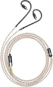 GUCraftsman 5N OFC Copper+Graphene Mixed Braid Earphone Replacement Cables for Sennheiser IE200 IE300 IE600 IE900 (3.5mm Plug)