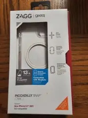 ZAGG Gear4 Piccadilly Snap MagSafe Case for iPhone 13 6.1" ONLY - Clear/Pink