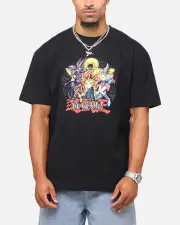 [GOAT CREW] Goat Crew X Yu-gi-oh! Yugi Mutou Heavy T-shirt Black - Size L L Black