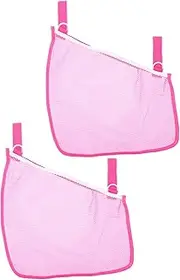 VICASKY Stroller Hanging Bag 2 Pcs Large Storage Bags Pram Organizer Side Sling Stroller Bag Baby Stroller Accessory