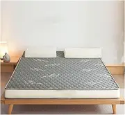 Mattress Topper Queen, Latex Mattress, Memory Foam Mattress, Household Tatami Sleeping Mat Cushion, Single And Double Student Dormitory Bunk Bed Rental Room Mattress ( Color : Gray , Size : 90*190CM*9