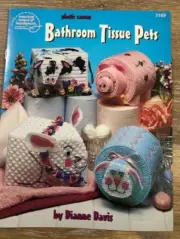 Plastic Canvas Bathroom Tissue Pets American School Of Needlework Leaflet 3169