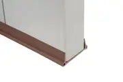 96CM PVC Door Weather Stripping Door Seal Strip For Door Frame-Brown