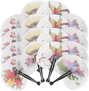 iplusmile 20pcs Hand Fan for Performance Hand Fan Foldable Decorative Fan Fan Cosplay Prop Foldable Hand Fan Hand Fan Folding Hand Fan Hand Fans for Women Foldable Paper