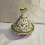 Moroccan Serving Tagine Handmade Ceramic Tajine Signed SAFI