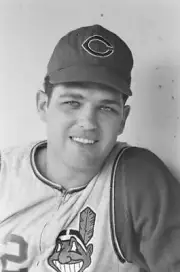 Sonny Siebert Of The Cleveland Indians Old Baseball Photo