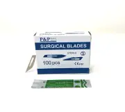 Disposable Surgical Scalpel Blades Size 10A Sterile Carbon Steel Box of 300
