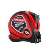 WISEUP Industrial Magnetic Tape Measure with Fractions 1/8 and Metric,Easy