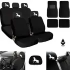 New Embroidery Unicorn Car Auto Truck Seat Covers Floor Mats Set For Subaru