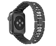 Stylish Metallic Shiny Watch Steel Strap for Apple Watch with Apple Watch5 4 3 2 1-2