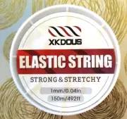 NEW-XKDOUS ELASTIC STRING, STRONG & STRETCHY 1mm/0.4in/150m/492ft - NEW