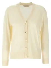 [Tory Burch] Tory Burch-Simone Maglioni Bianco-Donna S White