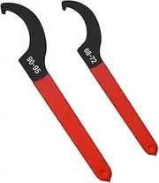 Lyaciomn Coilover Spanner Wrench Set 2Pcs Coilover Wrench C-Shape Spanner Wrench for Suspension System and Shock Adjustment