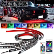 Car RGB LED Strip Bar Underglow Body Kit Neon Light APP Remote for Ford Mustang