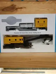 Bachmann HO Silver Series Pennsylvania 250-ton crane car and boom tender - Item