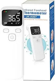 Temperature Gauge for Humans - No Touch Forehead Temperature Gauge LED - Digital Thermograph for Adults and Children Temperature for Short Trip