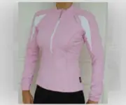Womens Jaggad Cycling Bike Long Sleeve Musk Pink Jersey Top S-8 LAST ONE