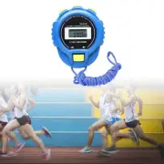 Digital Stopwatch with12/24 Hours Clock Alarm Lightweight Athletic Stopwatch