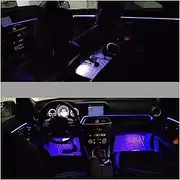The Latest Factory Design 64 Color Atmosphere Lamp Compatible With Mercedes Benz C-Class W204 2009 2010 2011-2013 Ambient Light