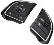 Vuzmode Car Cruise Control Button, for Fiat, for Fullback 2016 2017 Car Cruise Control Switch Multi Function Steering Wheel Button Audio Volume Switch Auto Parts Steering Wheel Control Switch Buttons(