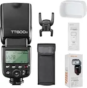 Godox TT600 2.4GHz Wireless GN60 Master/Slave Flash Speedlite for Canon Nikon Pentax Olympus Fujifilm DSLR Cameras Black