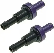 Vexilon PCV Valve, for Chevrolet Matiz Spapk, for Swift, for VW, for Mazda, for Daewoo, Exhaust Gas Recirculation Valve 94580183 Car Pcv Valve(Black 2PCS)
