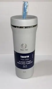 Takeya - 32oz Tumbler with Straw and Lid - Gray