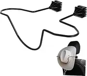 HAWILLOSCH Car Hat Rack Hat Holder for Truck Cowboy Hat Rack Hat Hanger Hook Cowboy Hat Holder Hangers for Hats Car Seat Headrest Hooks Hat Rack Holder Hanging Hat Rack Hat Racks Black Steel