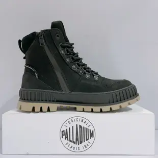 PALLADIUM PALLASHOCK HI CUFF WP+ 男女款 黑色 防水 拉鍊 雨靴 78471-008