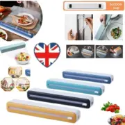 Cling Film Wrap Dispenser Cutter Kitchen Cling-Film Roll Holder Food Storage UK