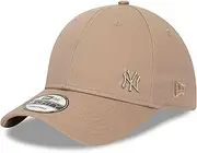 [New Era] 9Forty Strapback Cap - New York Yankees ash Brown, Light Brown, One size