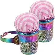 HAPINARY 2pcs Compact Pin Cushions Reusable Lovely Sewing Tools for Cross Stitch Accessories Portable for Easy Embroidery and Sewing Supply Present